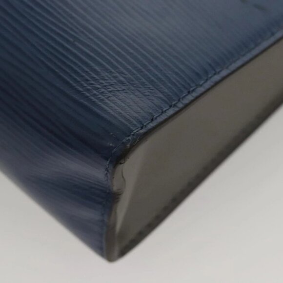 LOUIS VUITTON Epi Pochette Voyage Clutch Bag Blue M62912 LV Auth 120320 - Picture 4 of 16